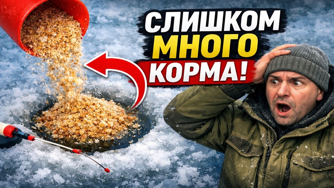 ТВОЯ ПРИКОРМКА УБИВАЕТ КЛЁВ! Фатальная ошибка, которую зимой делают 9 из 10 рыбаков