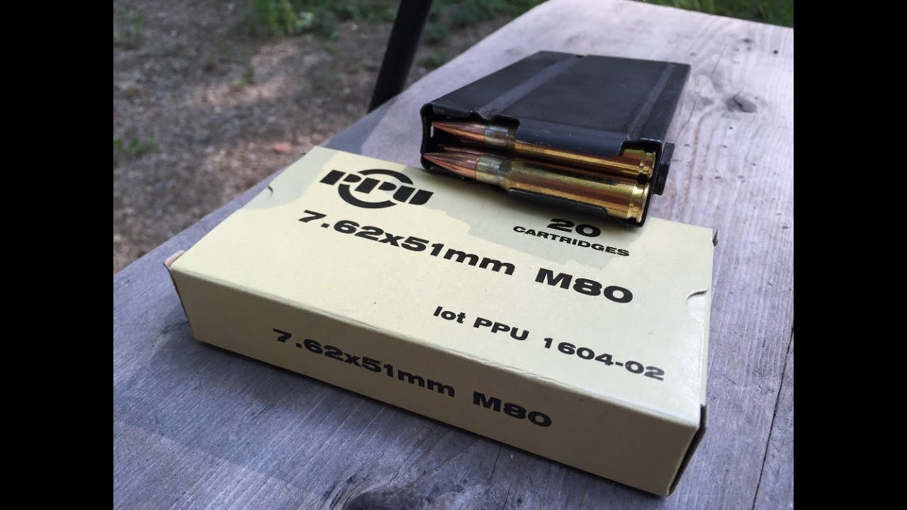 7.62x51mm NATO, 145gr FMJ, M80 Ball, Prvi Partizan Velocity Test