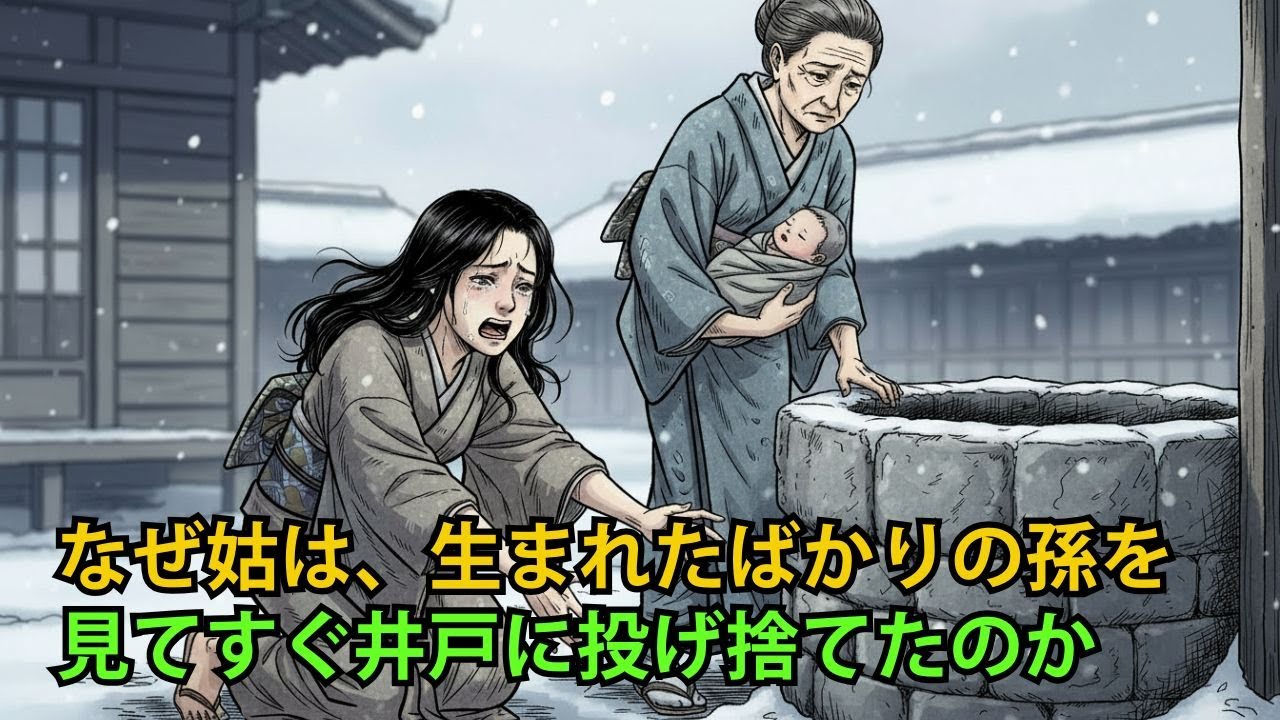 なぜ姑は、生まれたばかりの孫を見てすぐ井戸に投げ捨てたのか| 野談 | 伝説 | 昔話 | 説話 | 民話