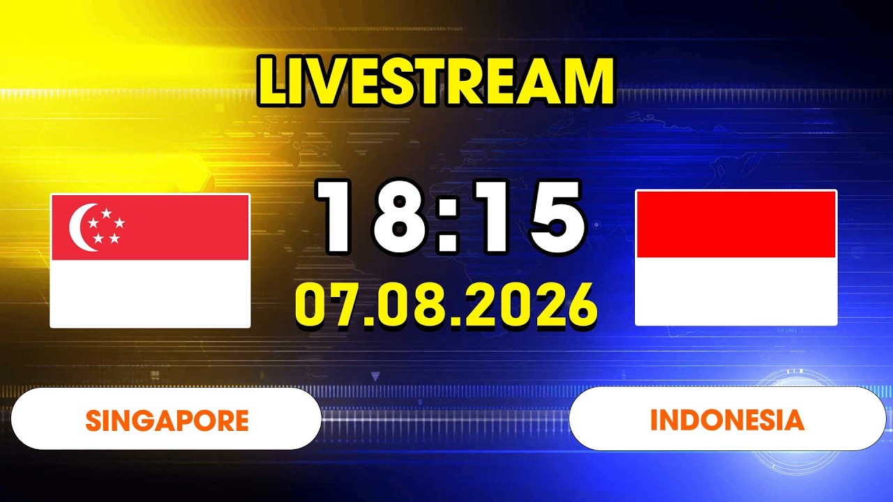 🔴 SINGAPORE vs INDONESIA | FAST-PACED REGIONAL BATTLE WITH THRILLING MATCH ACTION