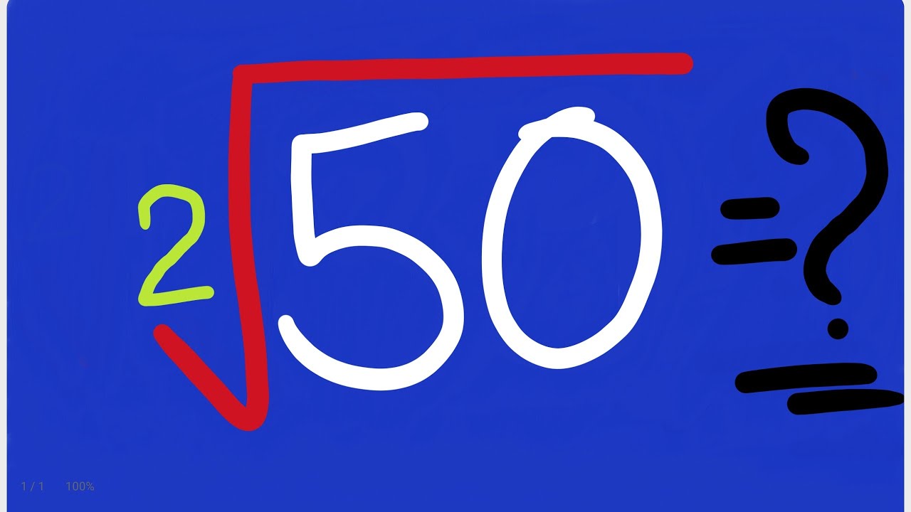Square Root of 50 | Square Root of Non Perfect Squares | Squares and Square Root |