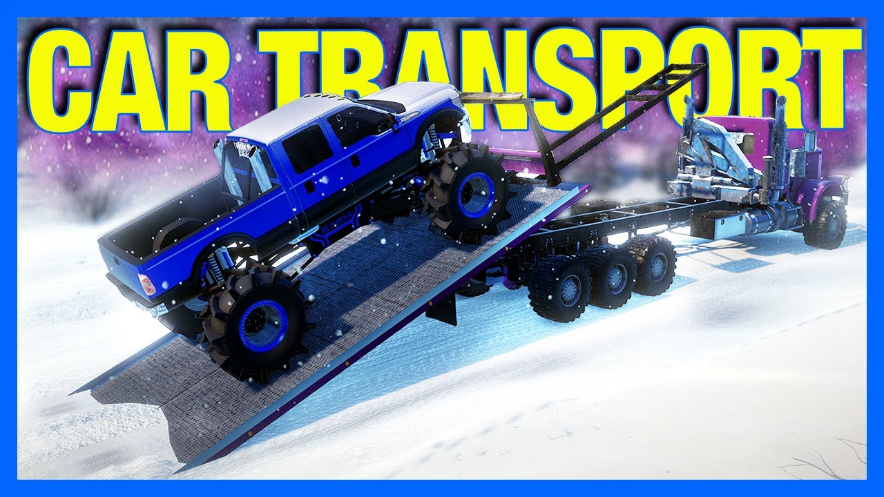 Snowrunner : The MEGA Truck Transportation!! (Snowrunner New Expansion)