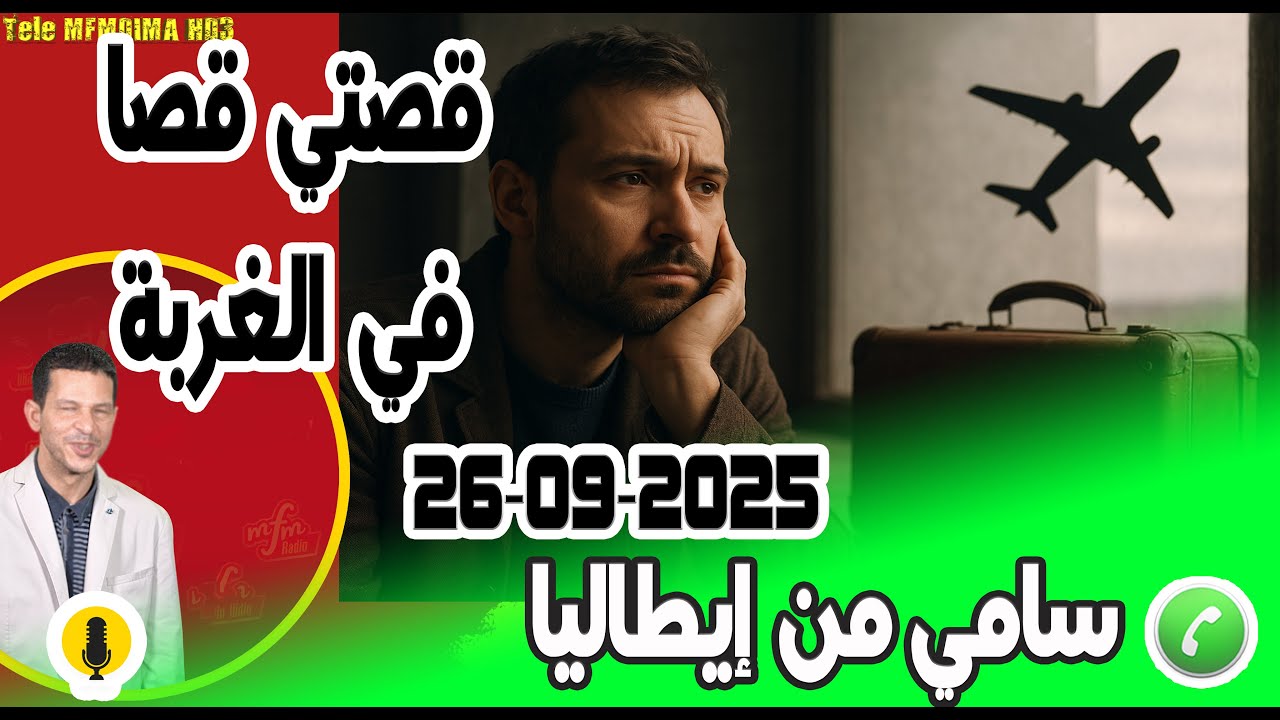 قصتي قصا في الغربة بوح سامي من إيطاليا  26-09-2025