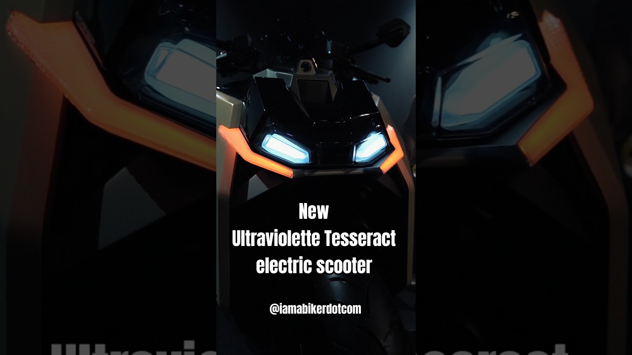 New Ultraviolette Tesseract electric scooter! 😍 #ultraviolettetesseract