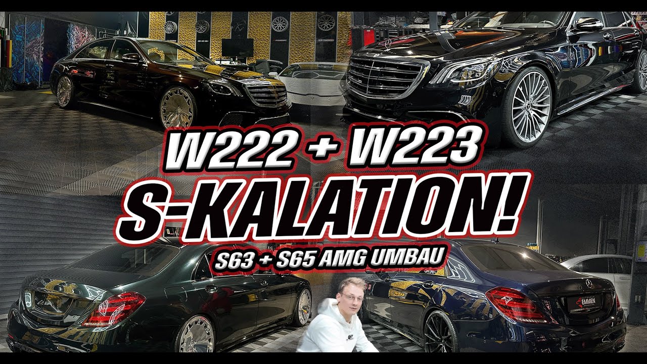 OPTICARS im S Klassen Wahn ! S63 AMG Umbau f&uuml;r ALLE! W222 & W223 Facelift - Mopf Umbau