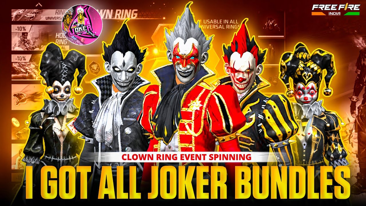 I GOT🔥 ALL JOKER🤡 CLOWNS BUNDLES💩 OLD PLAYER😭 FREE FIRE MAX TAMIL || FUN WITH JOKER