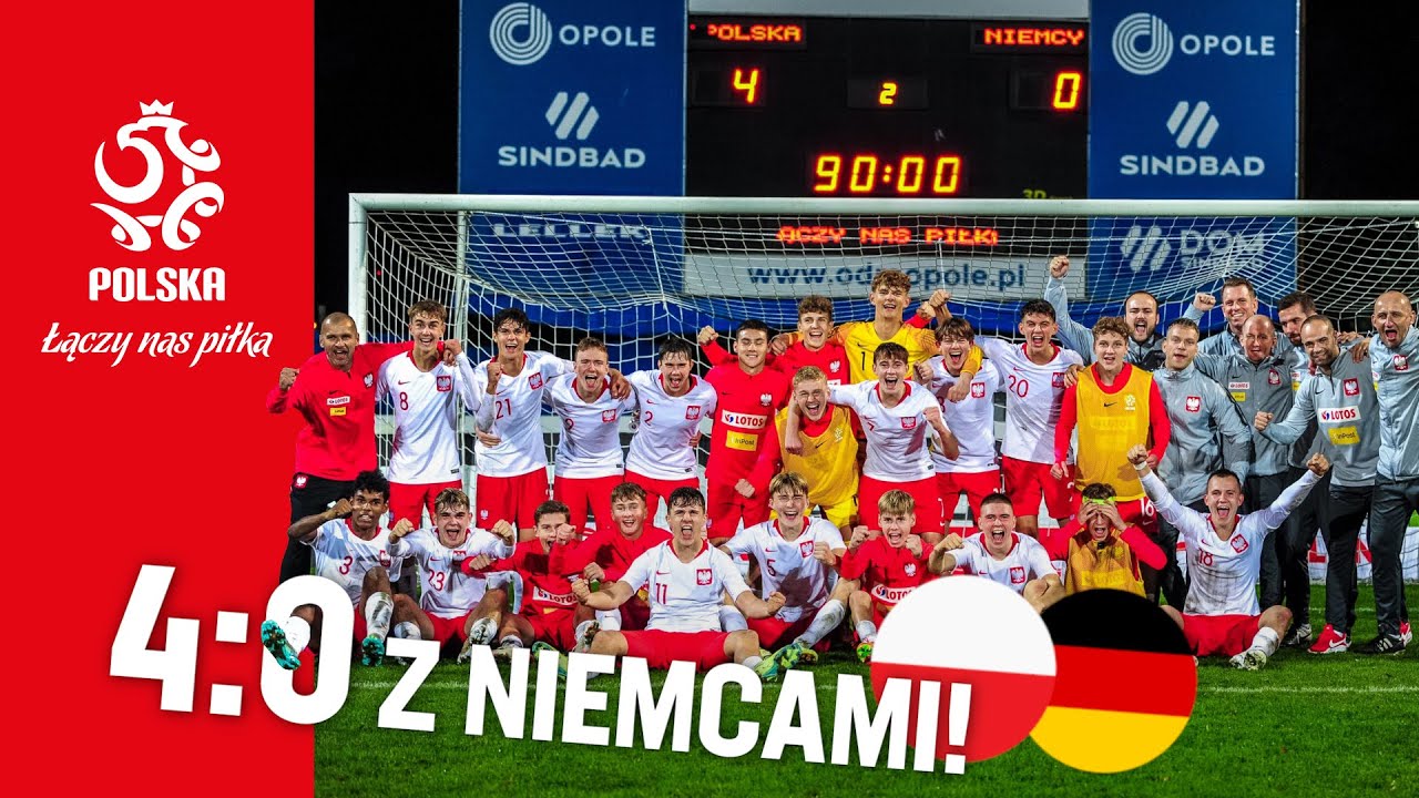 U-16: NIEMCY ROZBICI! Skr&oacute;t meczu 🇵🇱 Polska - Niemcy 🇩🇪