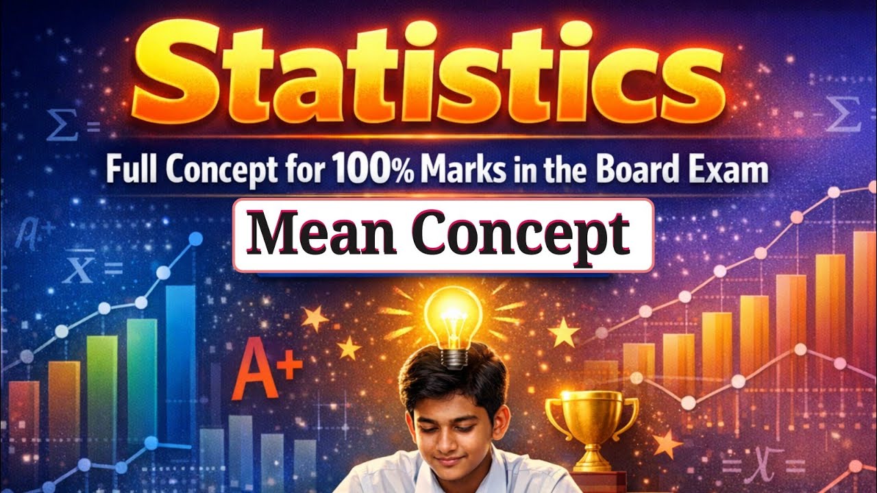 Statistics Class 10 | Introduction to Mean |How to Find Mean of Grouped Data | CBSE | NCERT 