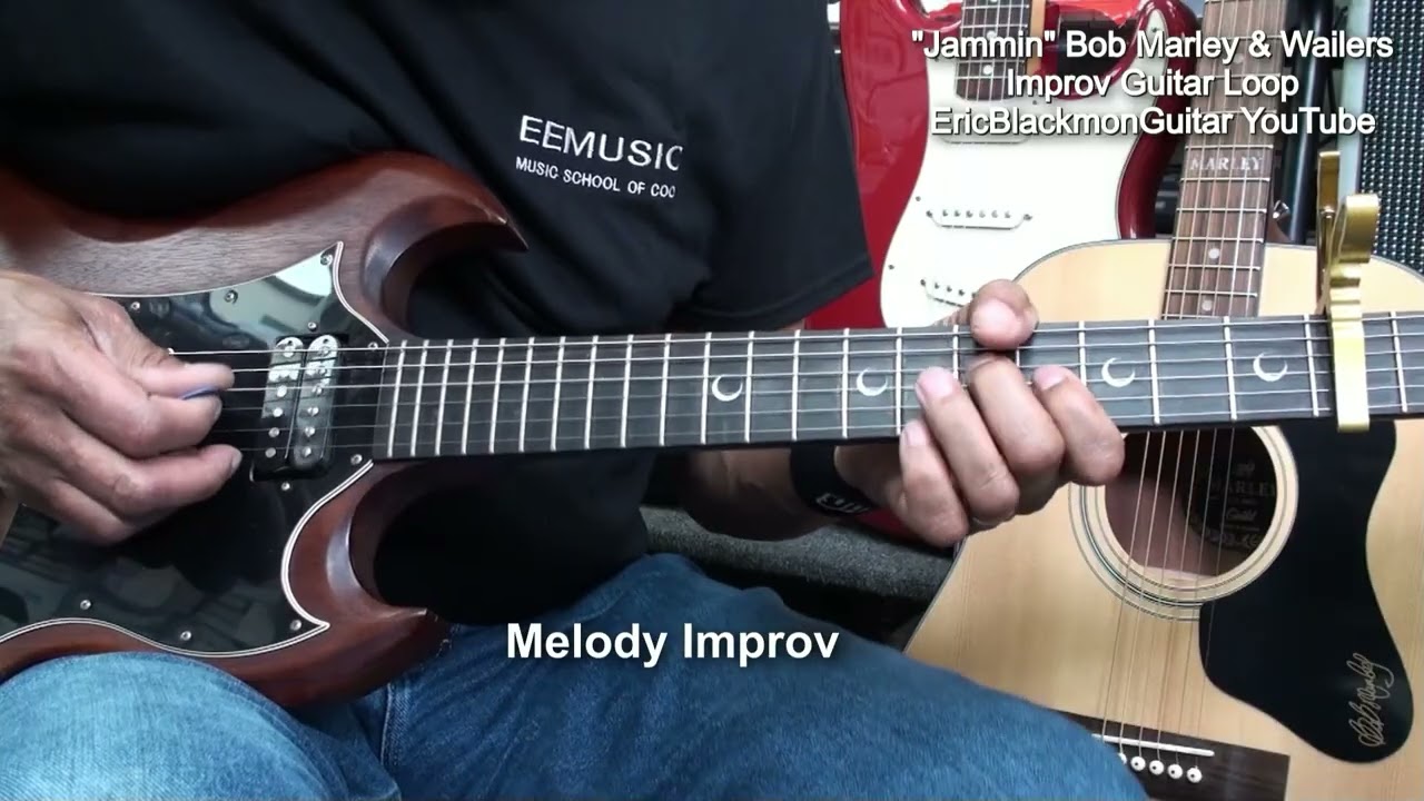 Зажигательный кавер на гитарный фрагмент от Bob Marley & The Wailers @ericblackmonguitar