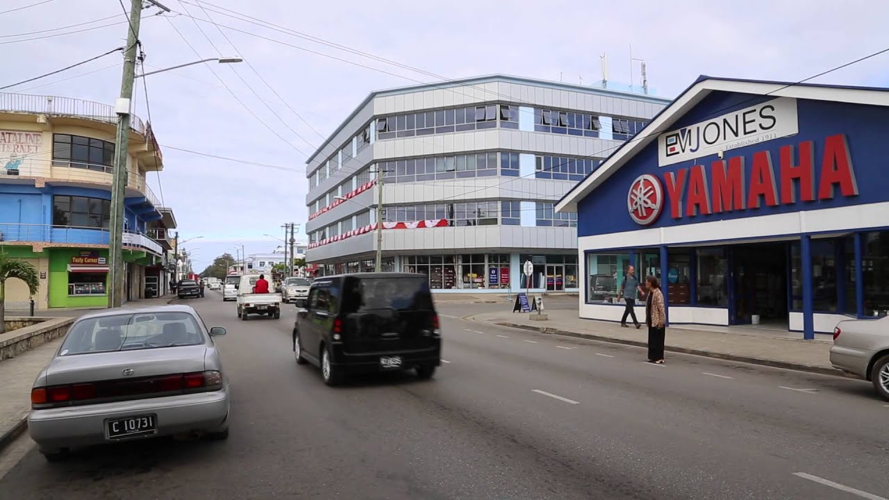 Tonga Tongatapu Nuku'alofa centre ville / Tonga Tongatapu Nuku'alofa City center