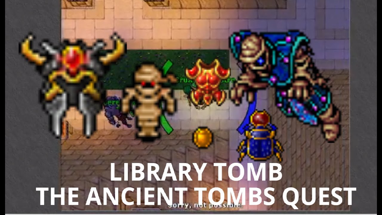 THE ANCIENTS TOMBS QUEST - LIBRARY TOMBS - BOSS Ashmunrah