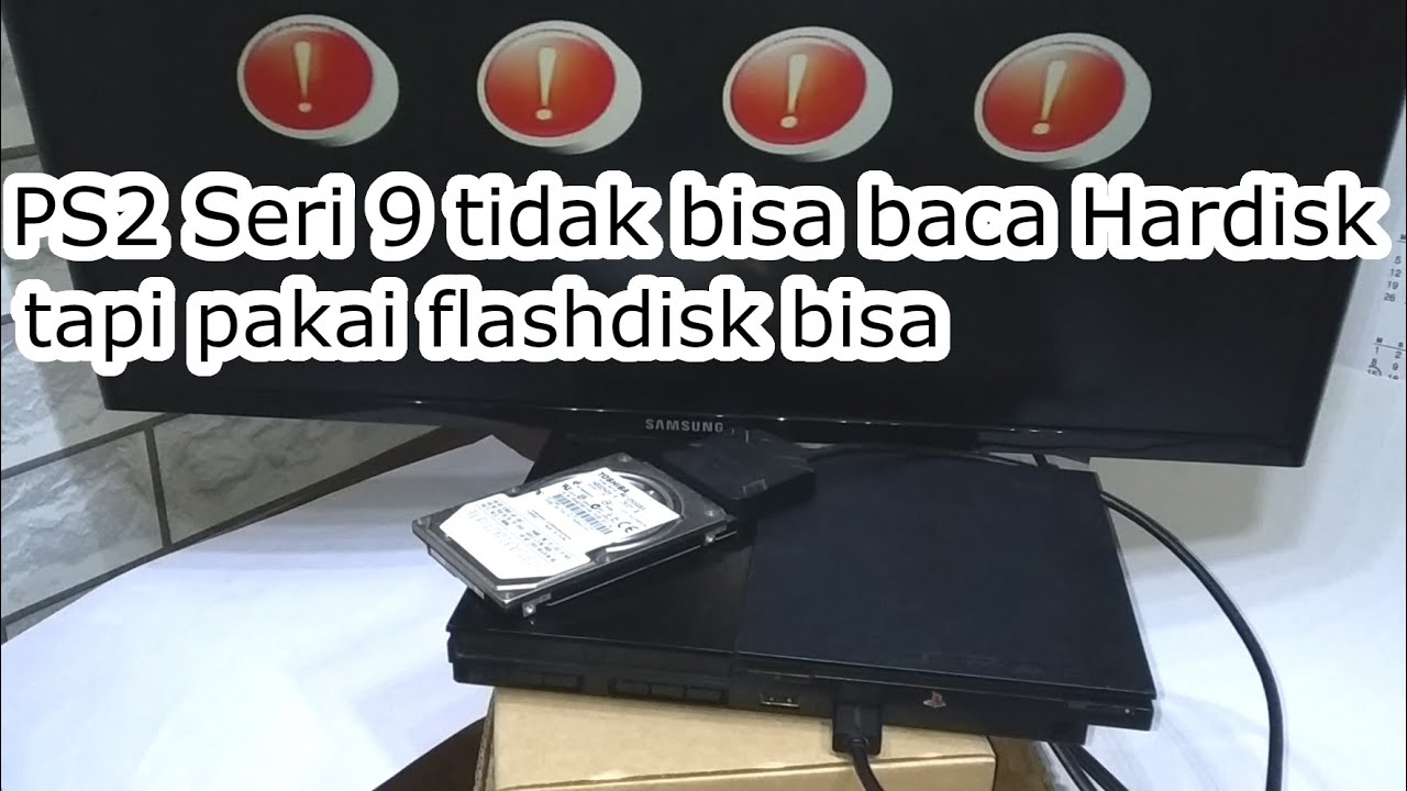 PS 2 Slim seri 9 tidak bisa baca hardisk! begini caranya