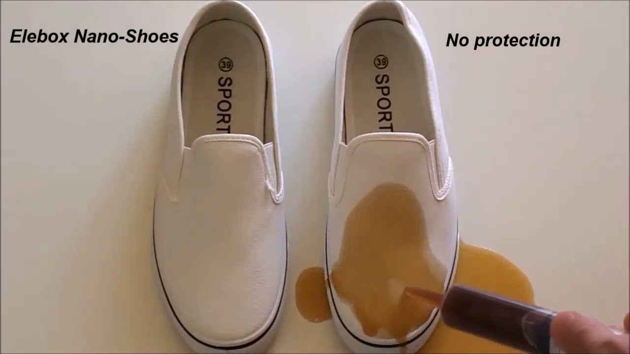 Nanotechnology protective coating for fabric and suede shoes, Elebox Nano-Shoes