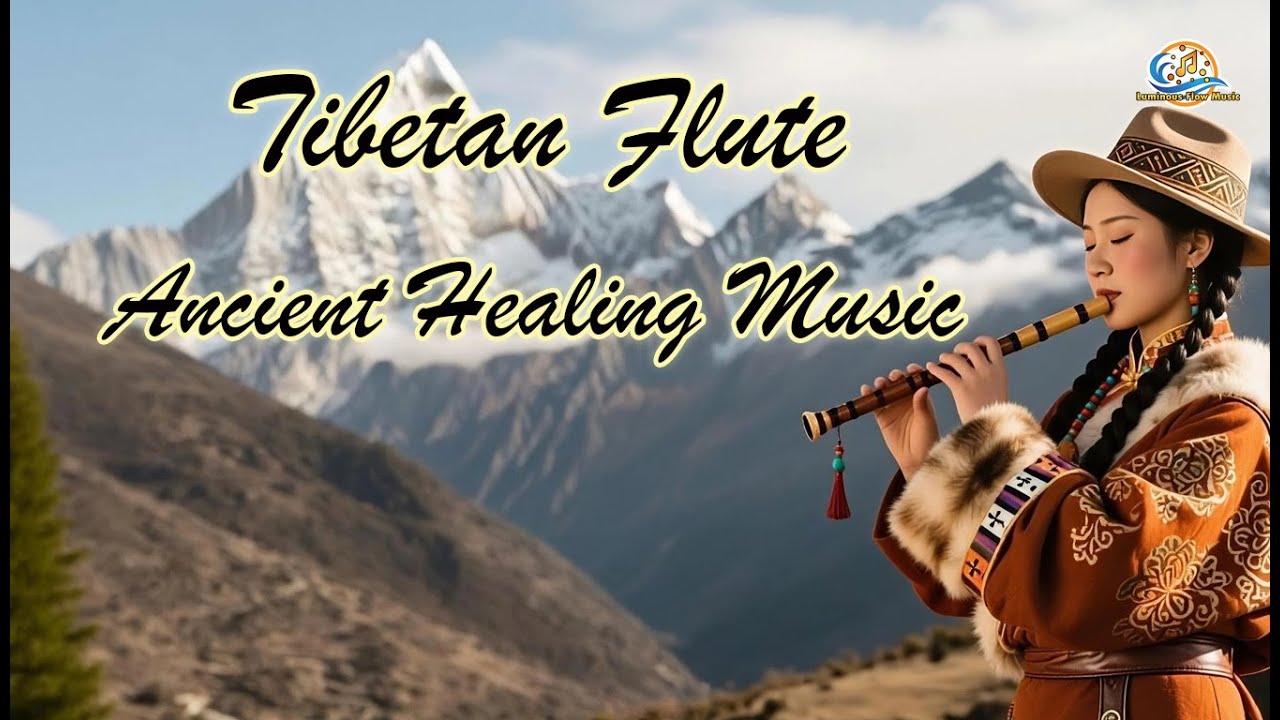 Tibetan Flute in Snowstorm | Ancient Healing Music to Cleanse Stress & Find Inner Peace