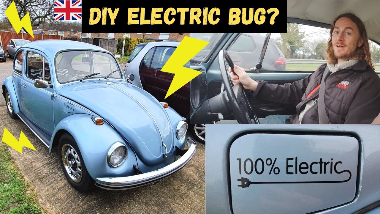 DIY electric VW Beetle driven! #evconversion  #electricbeetle #netgainhyper9