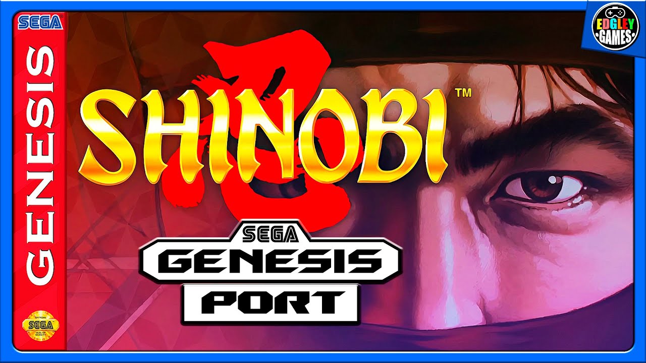 Shinobi Arcade Port for Sega Genesis / Mega Drive [DEMO] Let's Play!