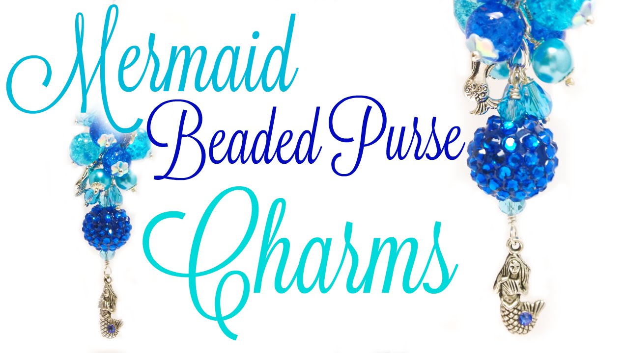 Mermaid Beaded Purse Charms!