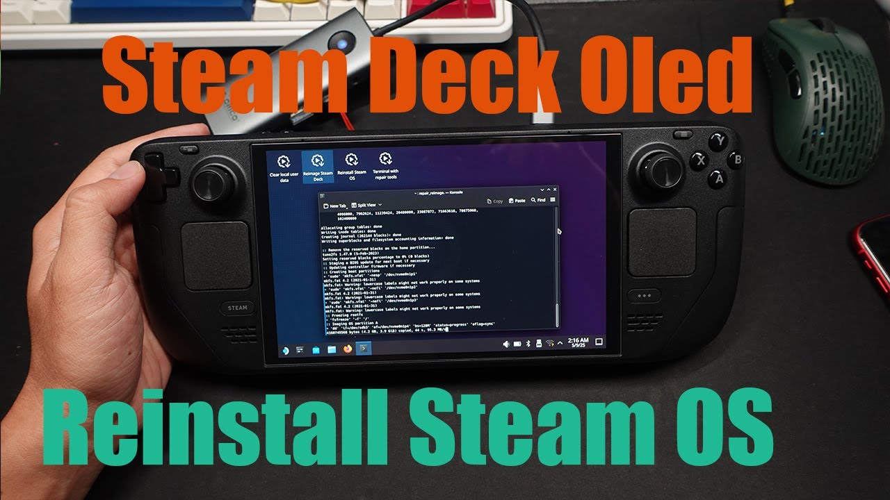 How To Install Steam OS On Steam Deck Oled