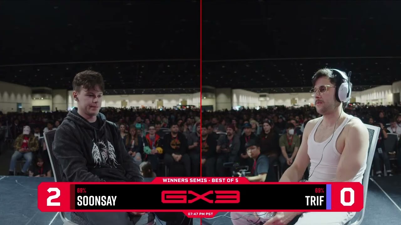 69% | Soonsay (Fox) vs 69% | Trif (Peach) - Winners Semi Final - MELEE SINGLES | GX3