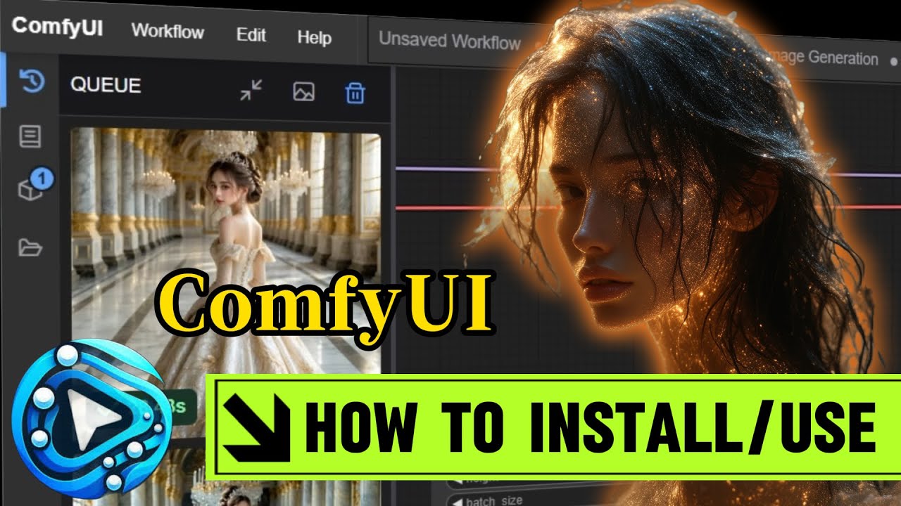 Как установить и использовать ComfyUI Desktop (пошаговое руководство)）｜Бесплатный генератор изобр...