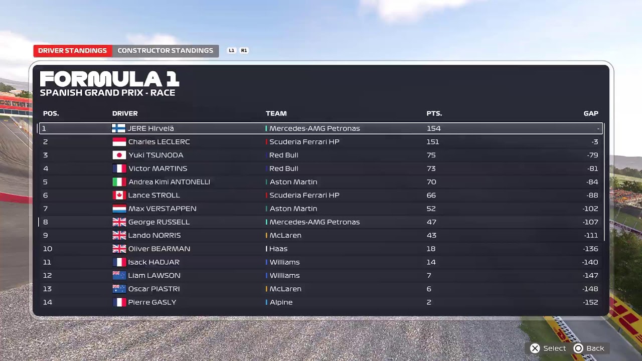 F1 25 live