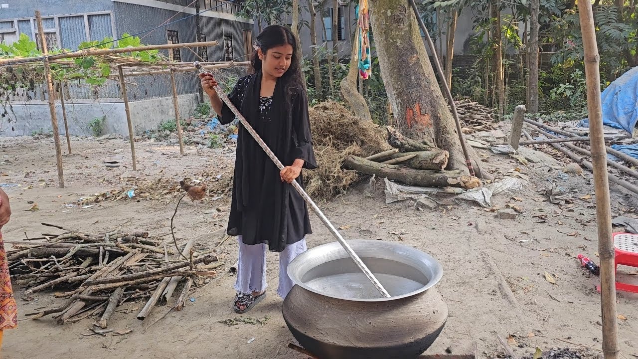 আজকে আবার কিসের আয়োজন 🤔😊💝 / villagelife  / villagefoo  / villagefoodwithus  / villagevlog  /