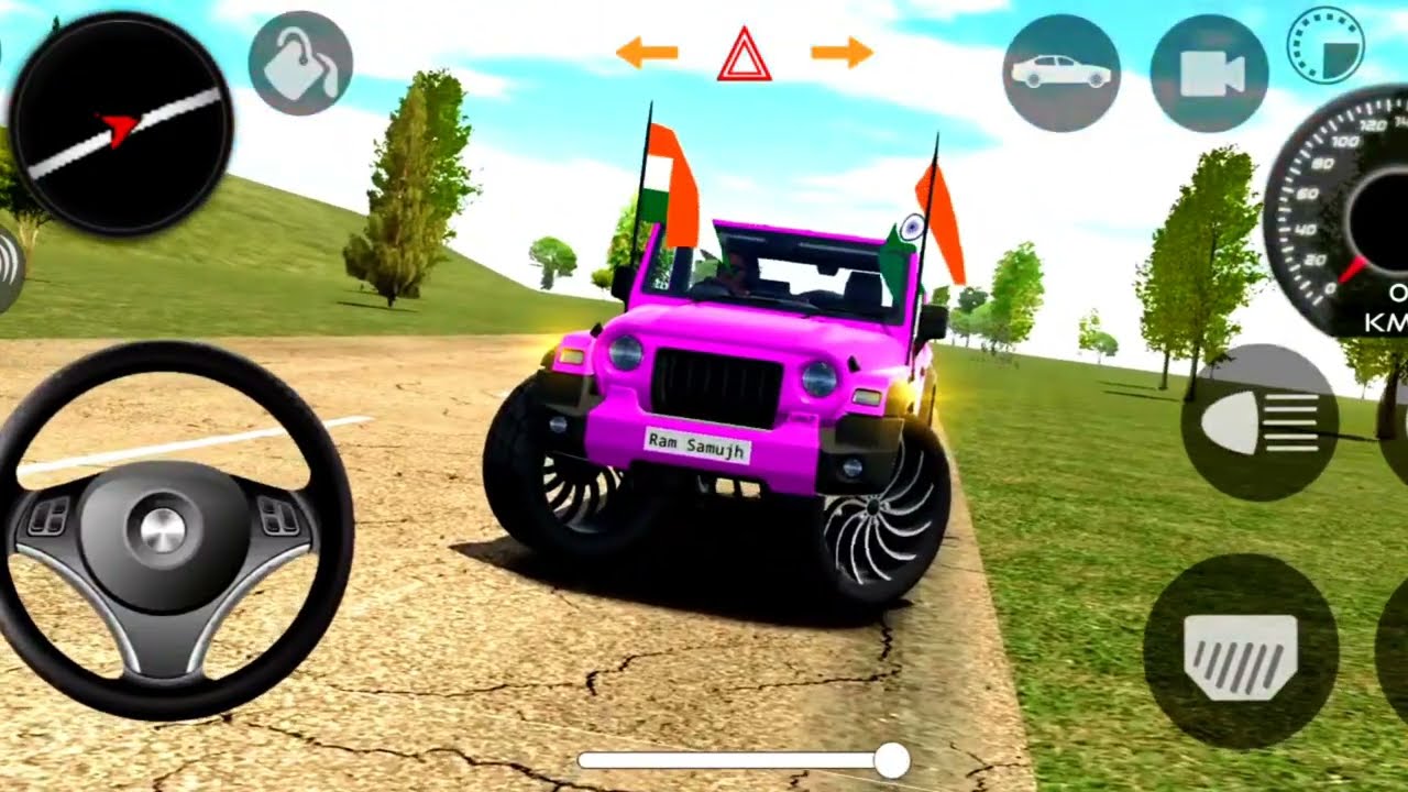 oller ||song|| ❤️‍🩹😈new model 4X4 Mahindra thar drive car game simulator