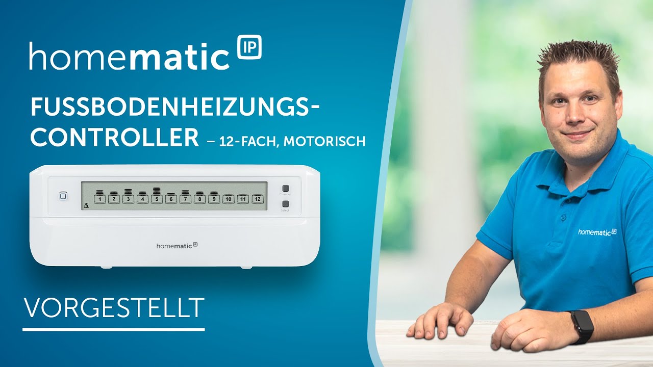 Homematic IP | Fußbodenheizungscontroller – 12 Kanäle, motorisch