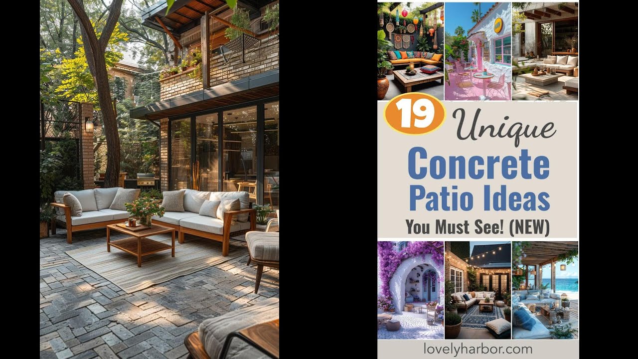 19 Unique Concrete Patio Ideas You Must See (New)