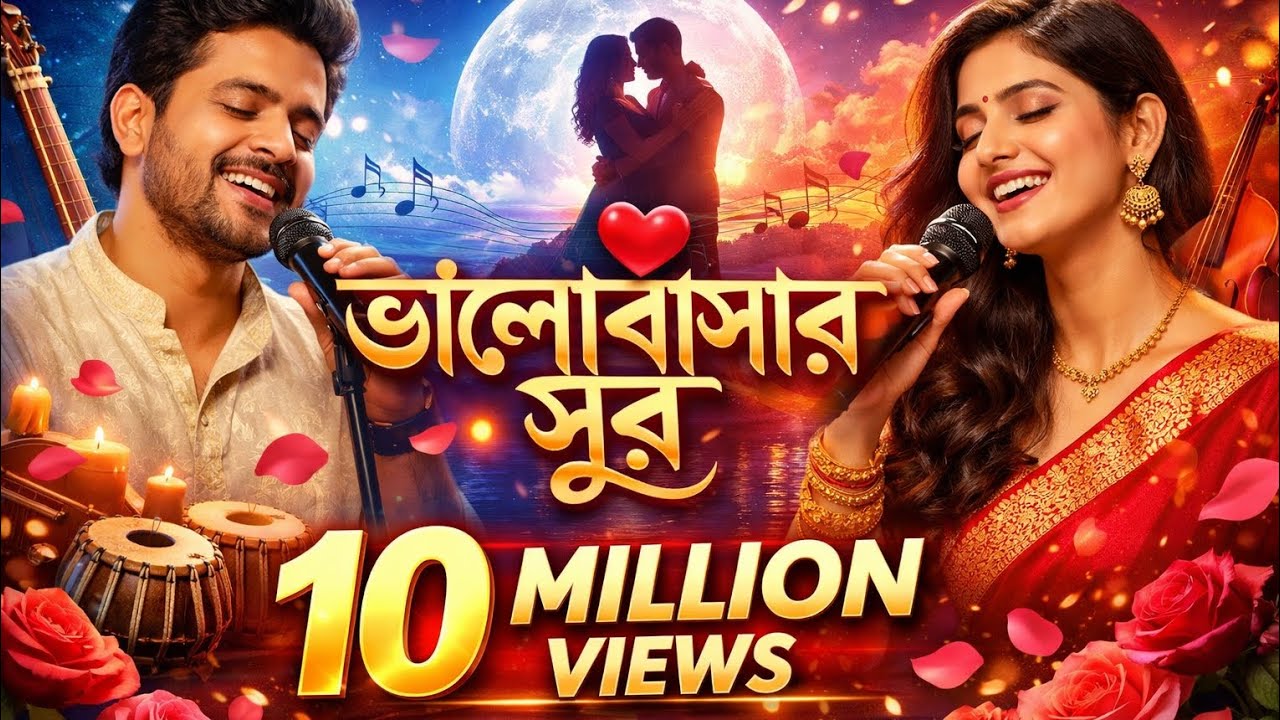 ভালোবাসার সুর | Classical Duet Song 2026 | Romantic Bengali Music 