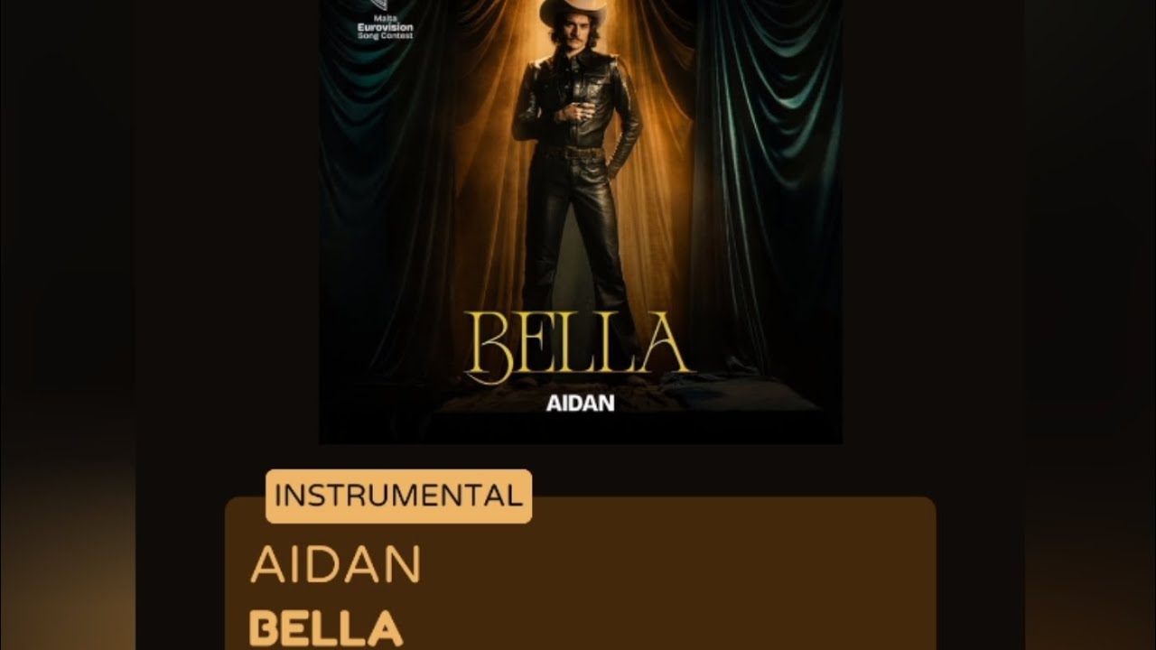 AIDAN &ndash; Bella (Instrumental/Karaoke) | Eurovision 2026 (Malta 🇲🇹)