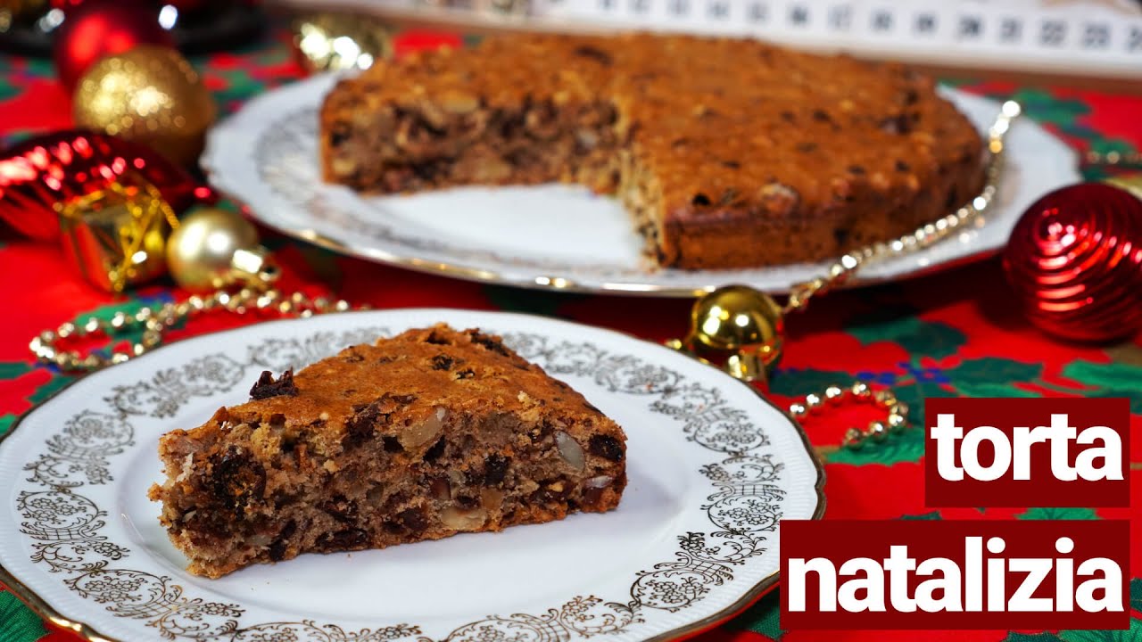 Torta natalizia, il mio dolce di natale con cioccolato e frutta secca