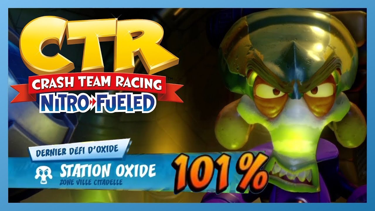 CTR - Aventure - Dernier défi de Nitros Oxide - BOSS Final - 101%