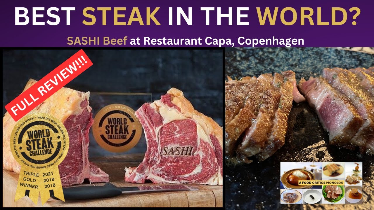 WORLDS BEST GRASS FED RIBEYE? - SASHI BEEF at Restaurant Capa, Copenhagen
