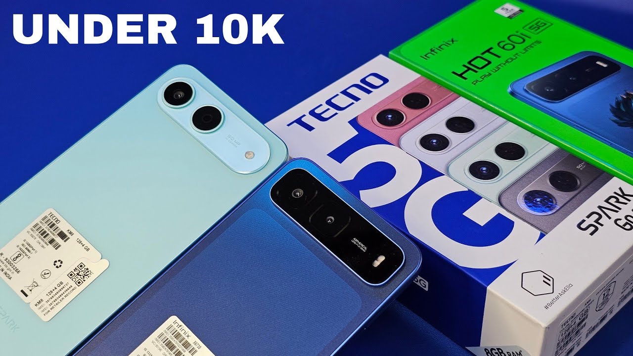 Tecno Spark Go 5G Vs Infinix Hot 60i || Unboxing || Comparison || Camera || Price