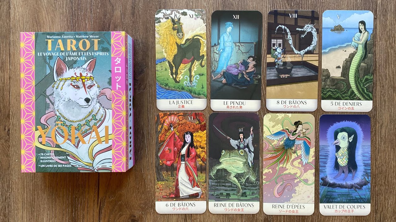TAROT YOKAI 👻 Unboxing & Flip Through 🤩 A New Tarot Deck 😍