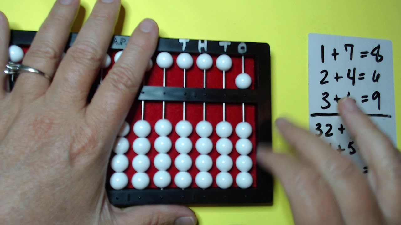 Cranmer Abacus - 2 (Simple Addition with 4/5 Exchanges)