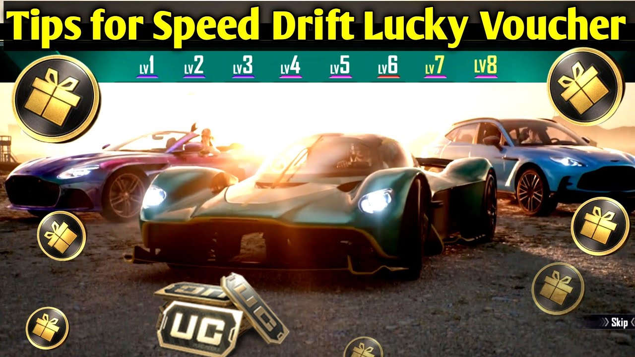 Tips for Speed Drift Event Get Lucky Voucher in PUBG Mobile How to collect car with lucky voucher