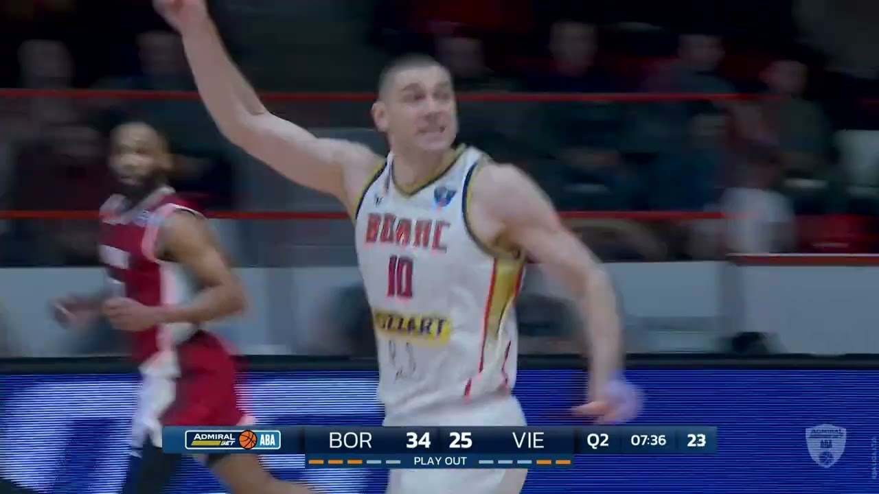 AdmiralBet ABA League 2025/26, highlights, Play-out Round 2: Borac Mozzart – Vienna (6.3.2026)