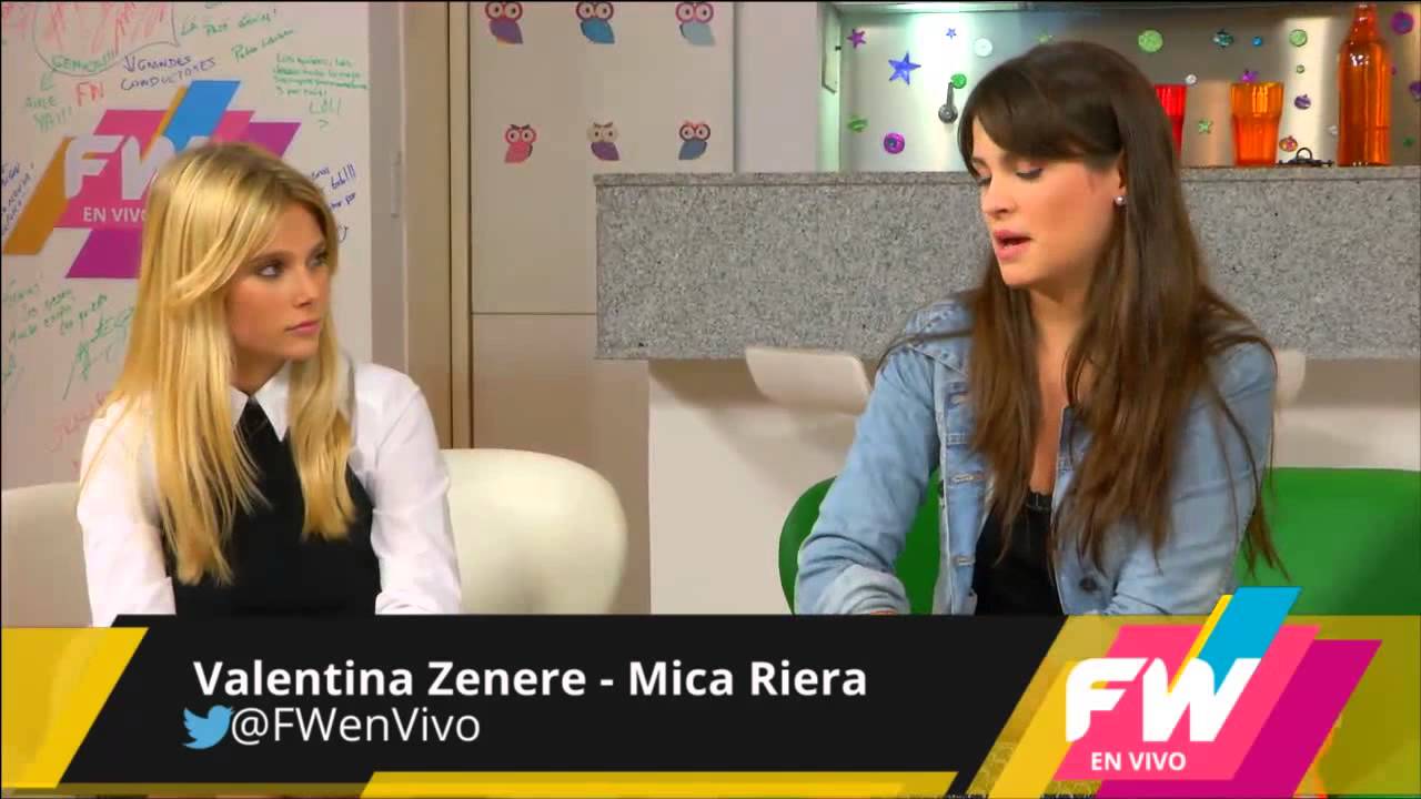 ¡Ya estan Vale Zenere y Mica Riera en nuestro living!