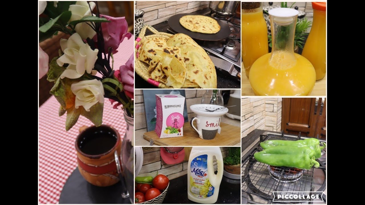 روتين النشاط و الحيوية💪👍يوم الجمعة،واش عملت فيه طعام بالخضر الله الله ،عصير صنع منزلي مطوية.....