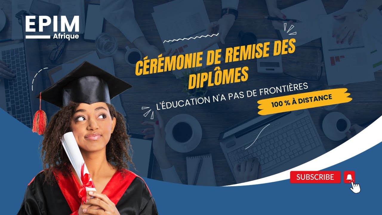 EPIM AFRIQUE cérémonie de remise des diplômes