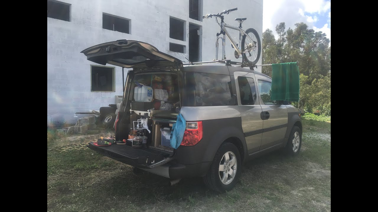 Tour of my DIY Honda Element camper