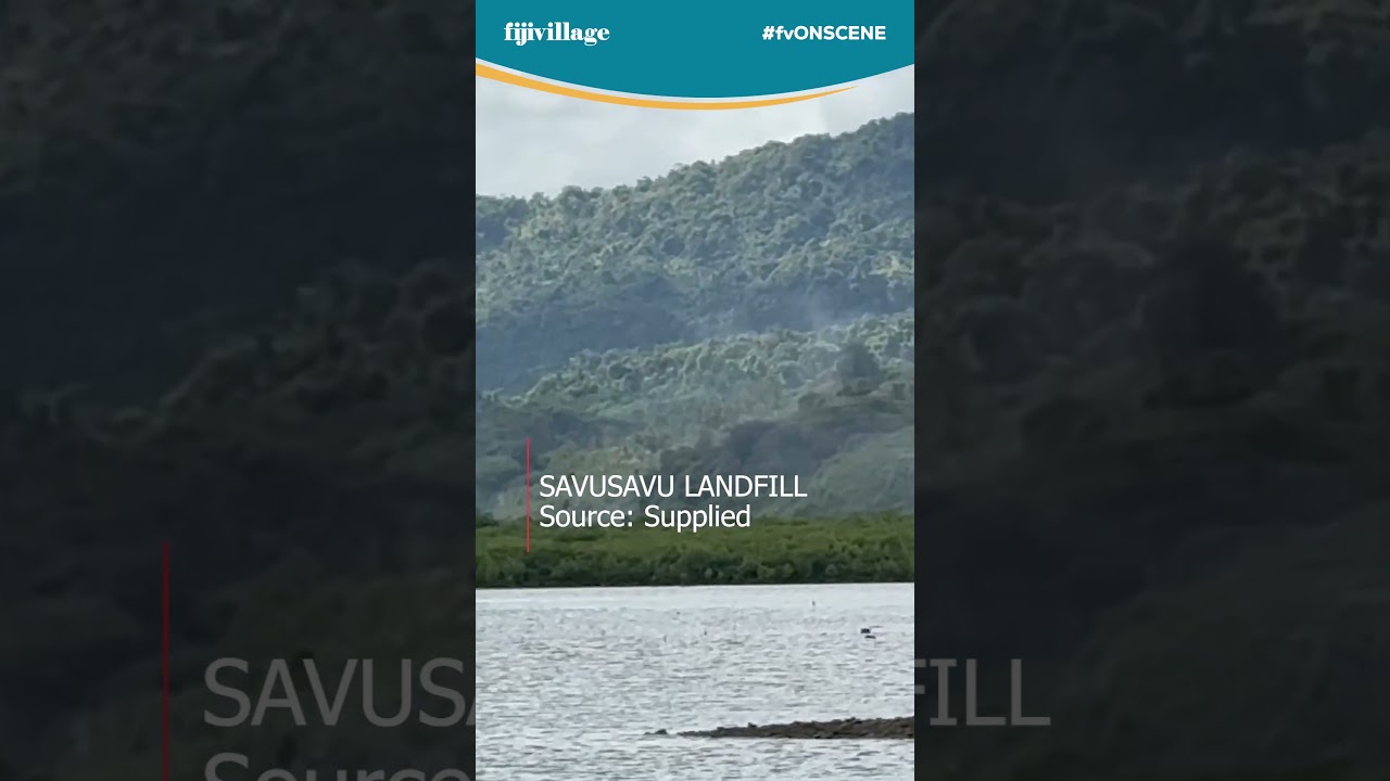 #fvONSCENE | The fire at the Savusavu landfill has reduced, but still there