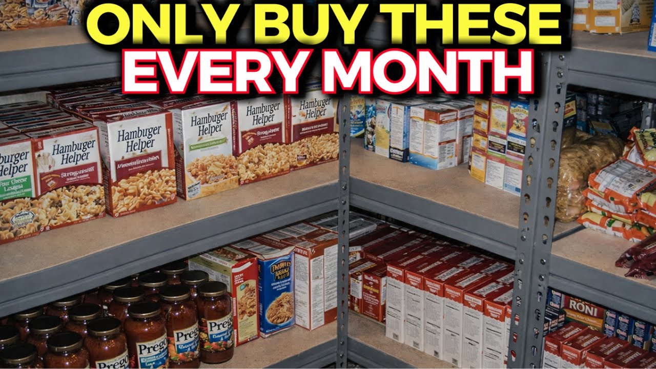 Only Buy These 20 Budget Groceries Every Month! (STOP Wasting Money On The Rest)