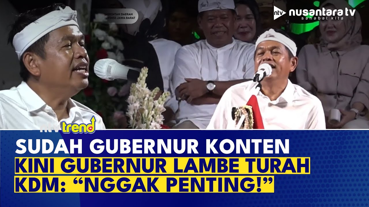 Dedi Mulyadi Tanggapi Santai Julukan Baru Disematkan Anggota DPR ‘Gubernur Lambe Turah’ | NTV TREND