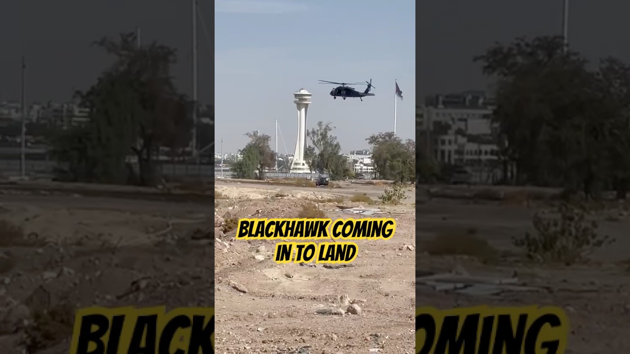 Blackhawk coming in to land #helicopter #blackhawk #military #jordan #aviation #militaryaviation