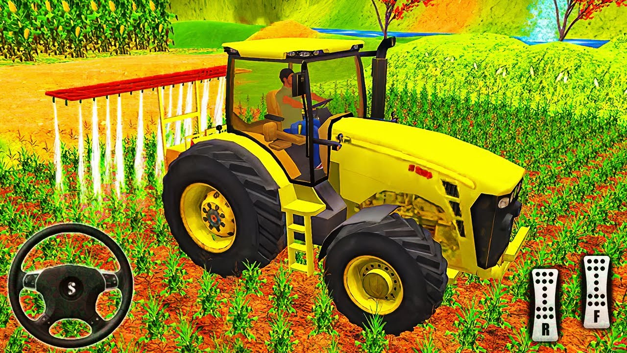 Heavy Duty Tractor Farming Tools 2019 - Rice Farm Simulator - Android Gameplay