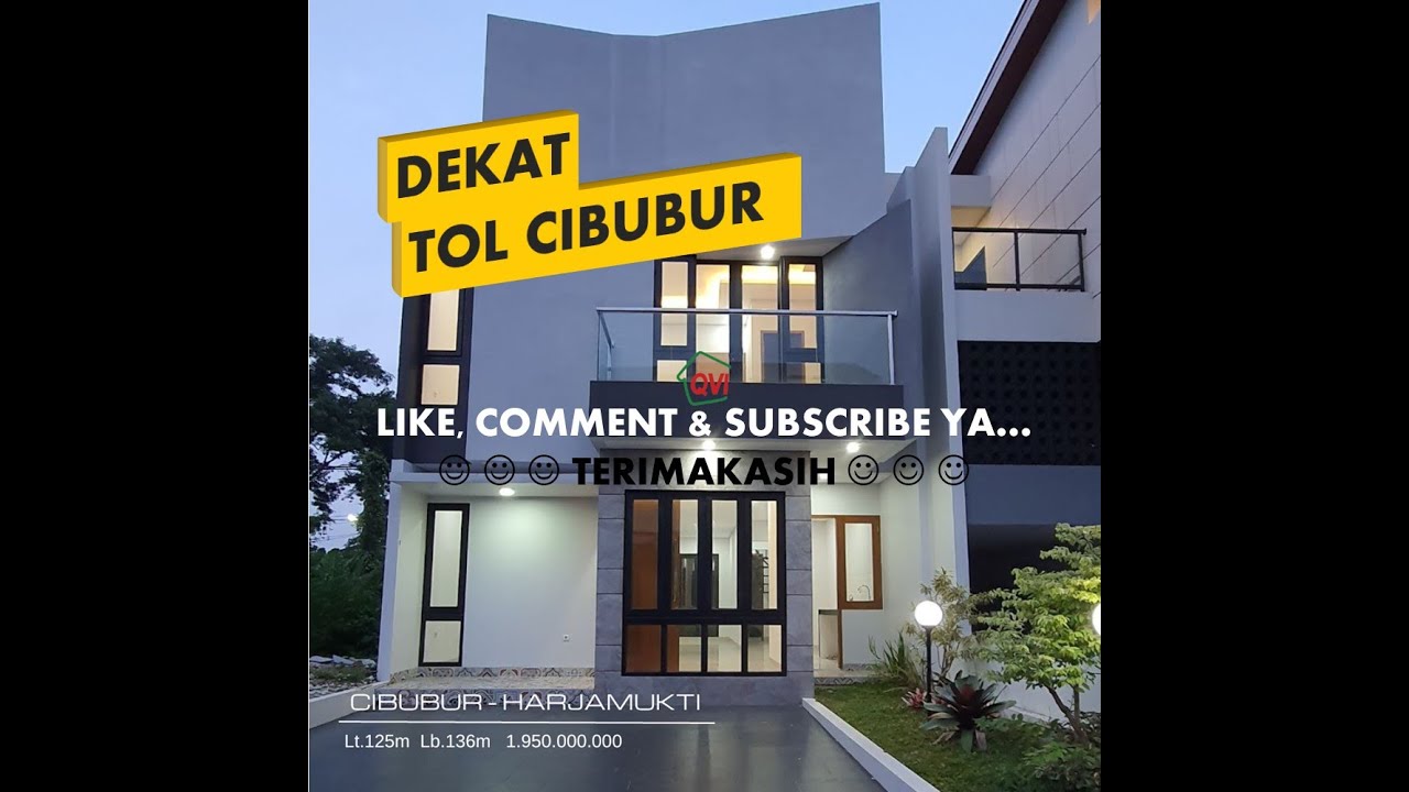 RUMAH BARU SIAP HUNI HARJAMUKTI CIMANGGIS DEKAT GERBANG TOL CIBUBUR LINGKUNGAN AMAN DAN NYAMAN.
