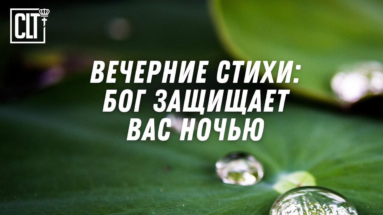 Укройтесь Божьей защите Его Слова | Звук тихого водопада #Relaxing #Библия #God